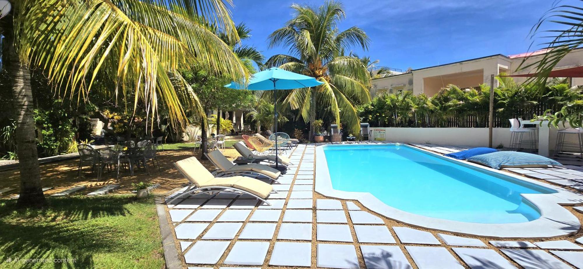 Lakaz Del Sol - Modern And Elegant Apartments With Luxurious Garden, Pool And Barbecue Area - Tourism Permit Certified Tamarin ภายนอก รูปภาพ