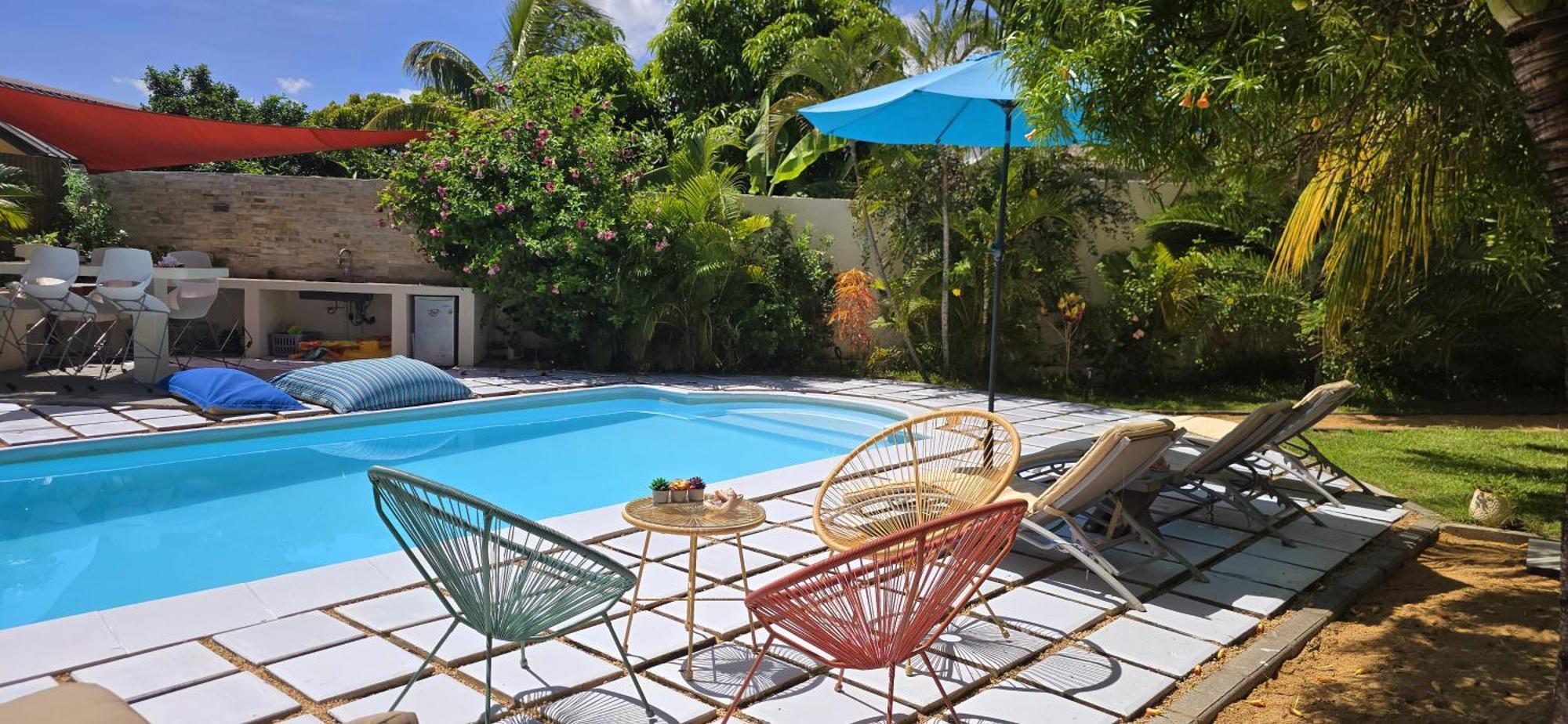 Lakaz Del Sol - Modern And Elegant Apartments With Luxurious Garden, Pool And Barbecue Area - Tourism Permit Certified Tamarin ภายนอก รูปภาพ